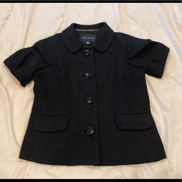 Banana Republic Petite Black Tweed Blazer - Picture 3 of 7